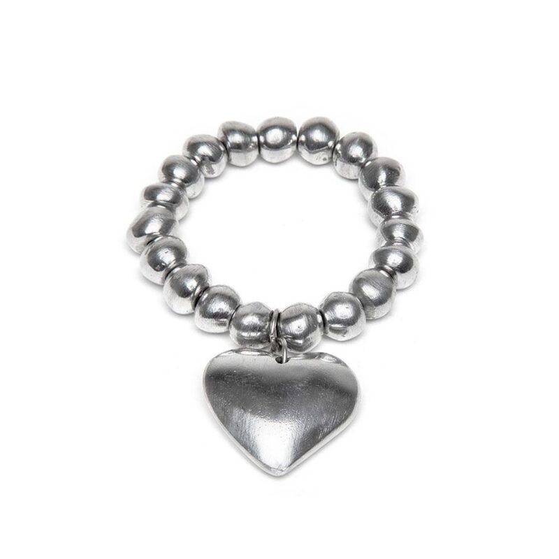 Bracciale Elastico Cuore Grande