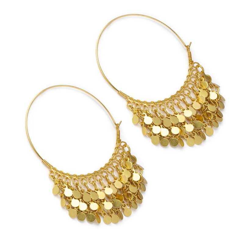 Orecchini Hoops Pendenti - immagine 3