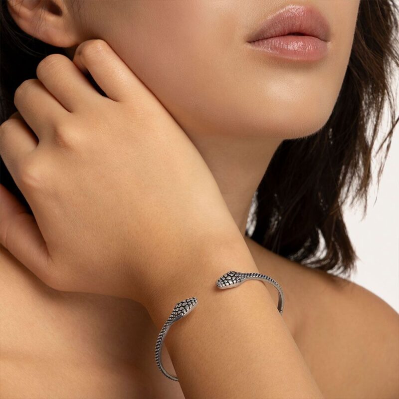 Bangle Aperto Serpente - immagine 2