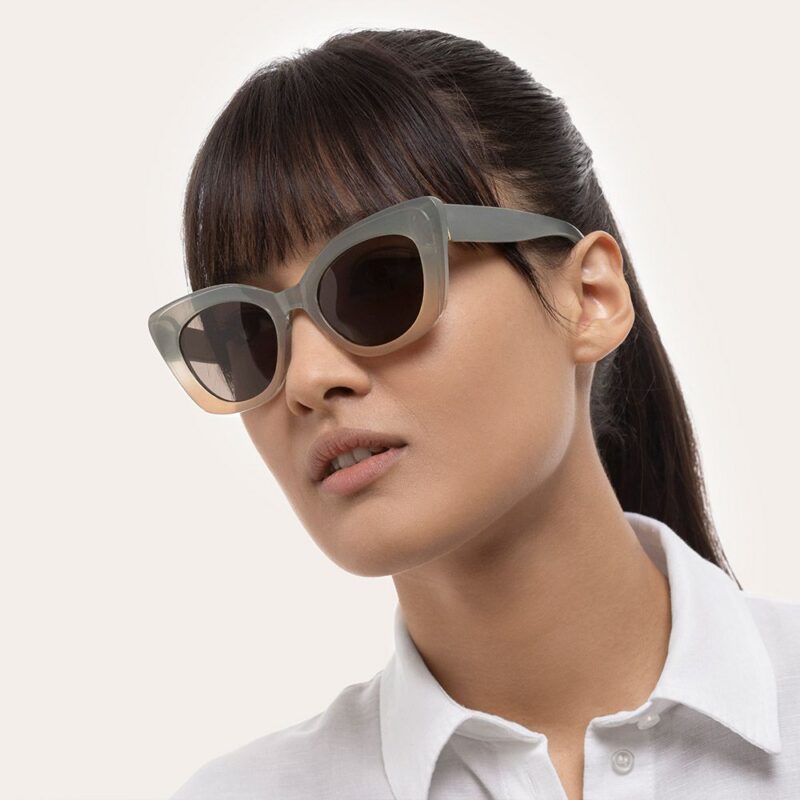 Occhiali Da Sole Havana Grigio/ Beige - immagine 2