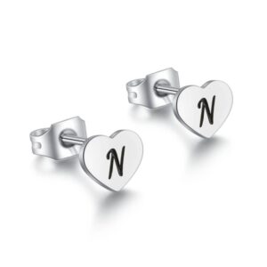 Orecchini Cuore Lettera