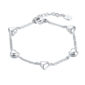 Bracciale 5 Cuori Grandi