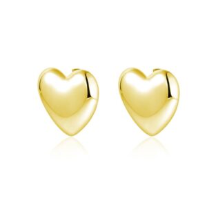 Orecchini Lobo Cuore pvd Oro