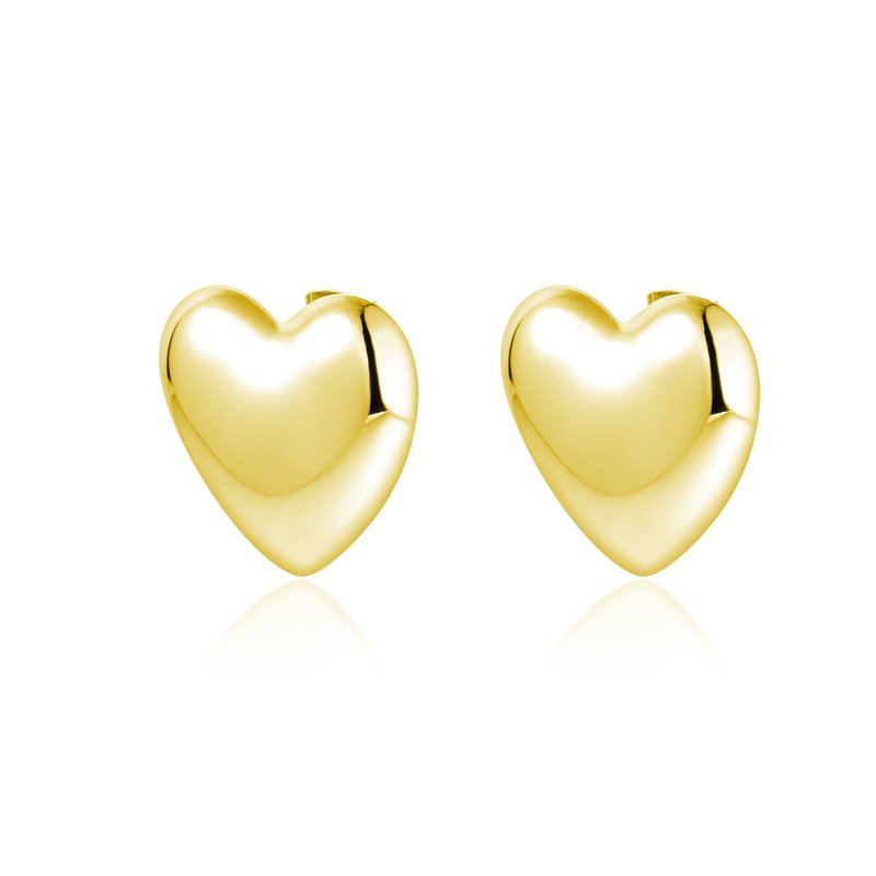 Orecchini Lobo Cuore pvd Oro