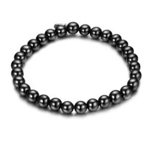 Bracciale Piccole Sfere Ematite