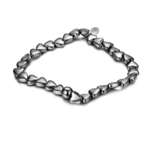 Bracciale Cuori Ematite