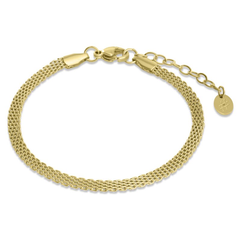 Bracciale Catena Mesh pvd Oro