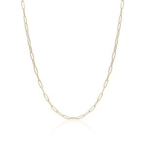 Collana Catenina a Maglie Ovali Dorata