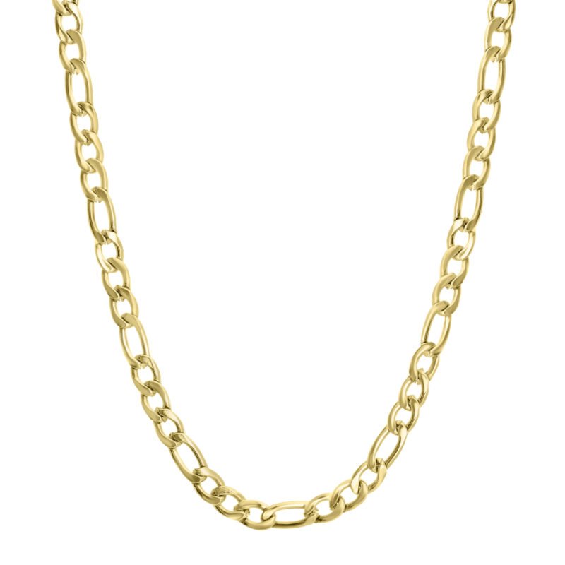 Collana Catena Figaro pvd Oro