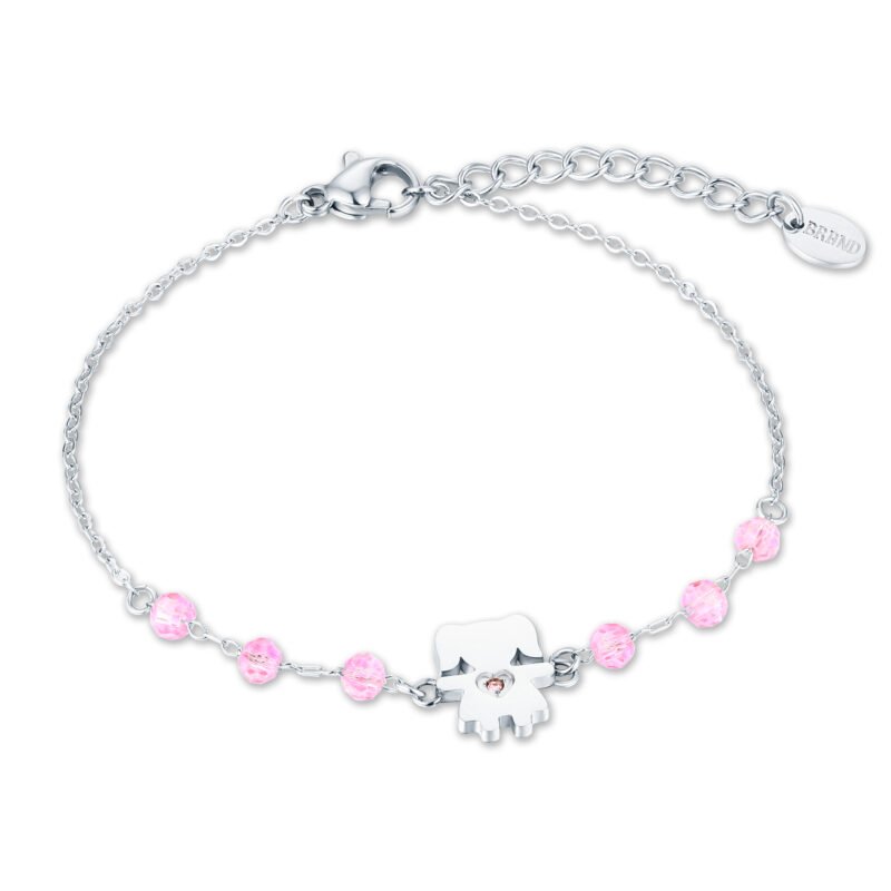 Bracciale Con Bimba Con 6 Cristalli