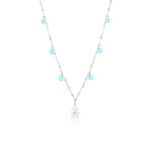 Collana Con Bimbo 6 Cristalli