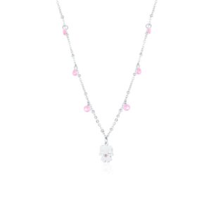 Collana Con Bimba 6 Cristalli