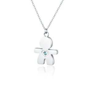 Collana Con Bimbo Pendente