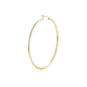 Orecchino Cerchio Singolo 40mm Oro