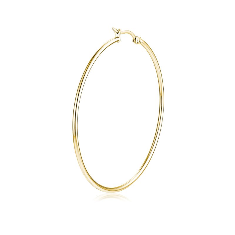 Orecchino Cerchio Singolo 54mm Oro