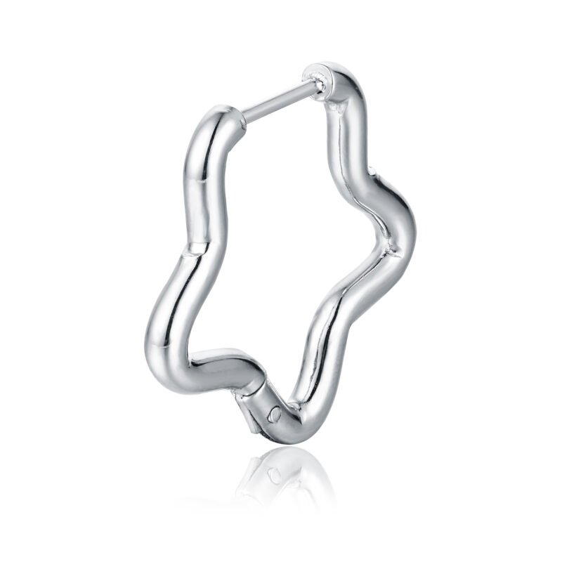 Orecchino Singolo Scattino Stella Acciaio