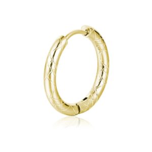 Orecchino Singolo Scattino Scozzese Oro