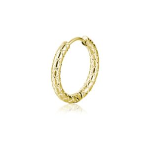 Orecchino Singolo Scattino Rombi Oro