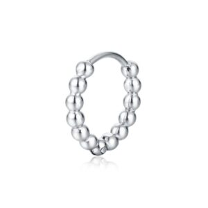 Orecchino Singolo Scattino Sfere Acciaio