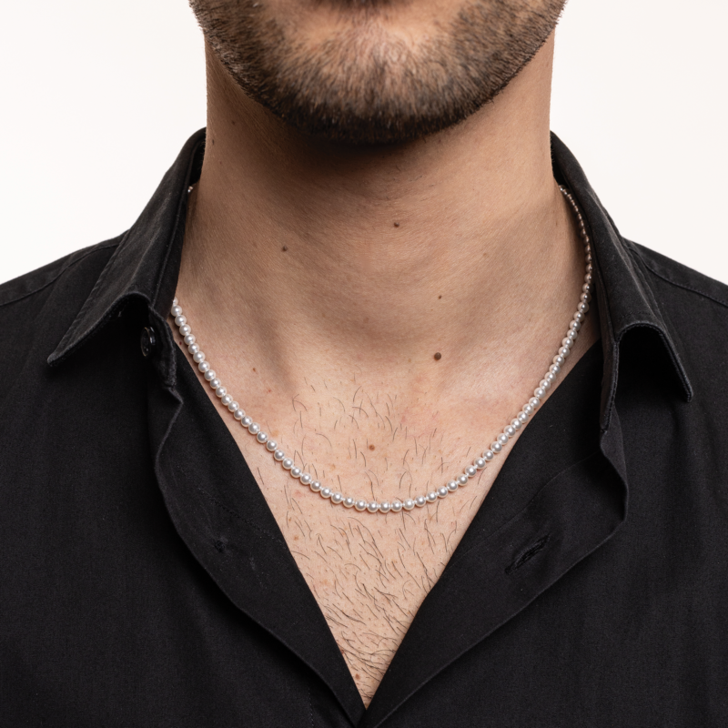 Collana Madreperla 4 mm - immagine 2