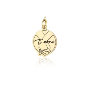 Charm dorato "Ti amo"