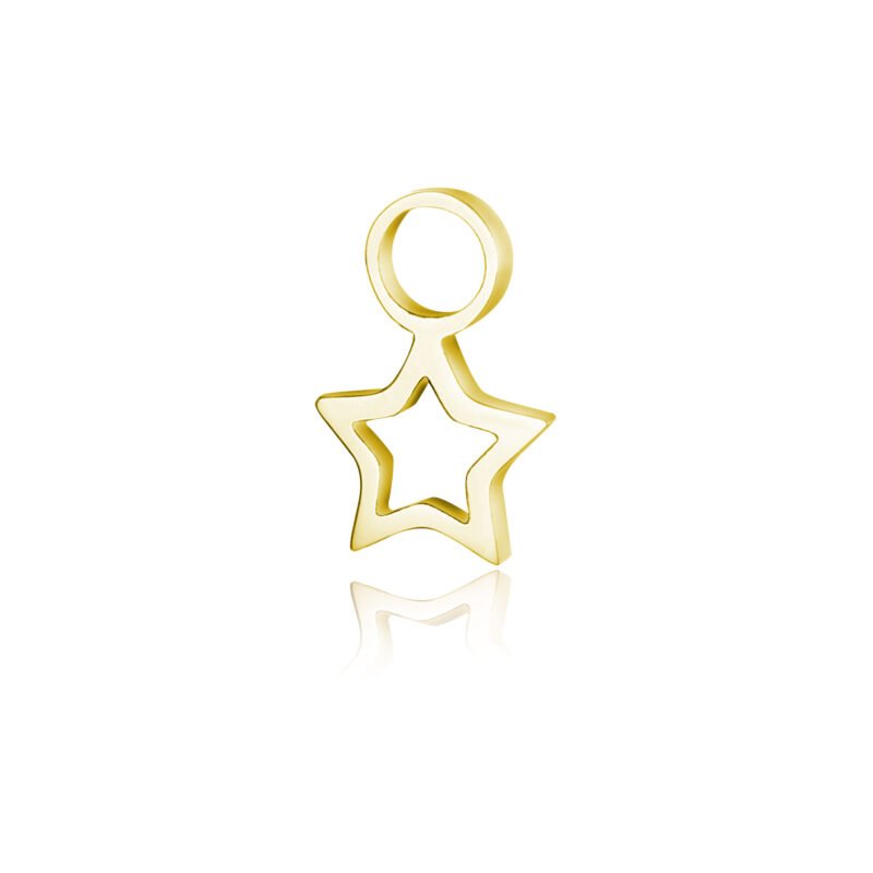 Mini Charm Stella Vuota ORO