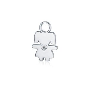 Mini Charm Bambina Con Cristallo