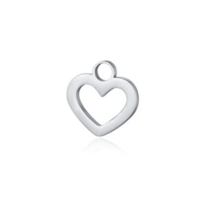 Mini Charm Cuore Vuoto