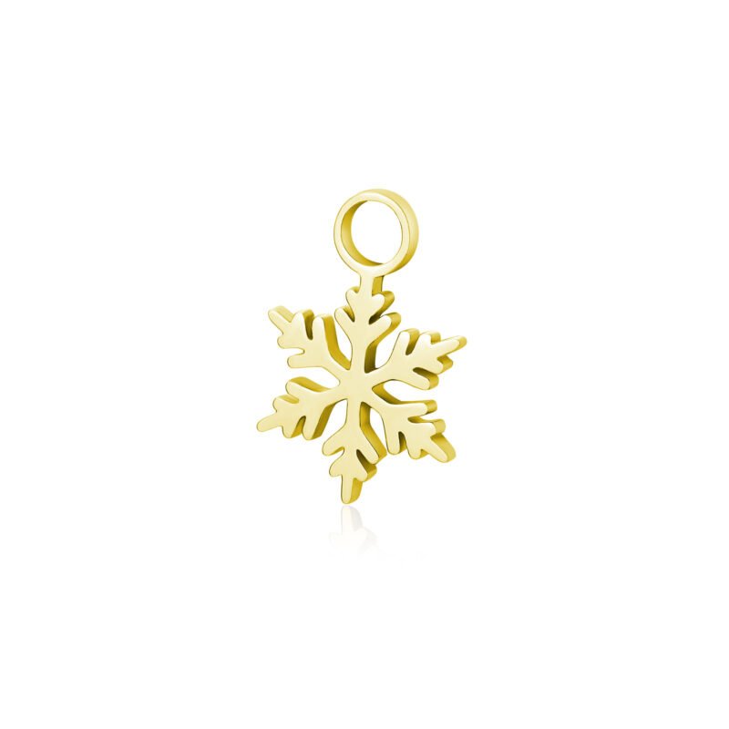 Mini Charm Fiocco di Neve ORO