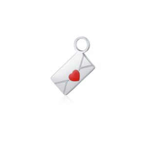 Mini Charm Lettera con Cuore