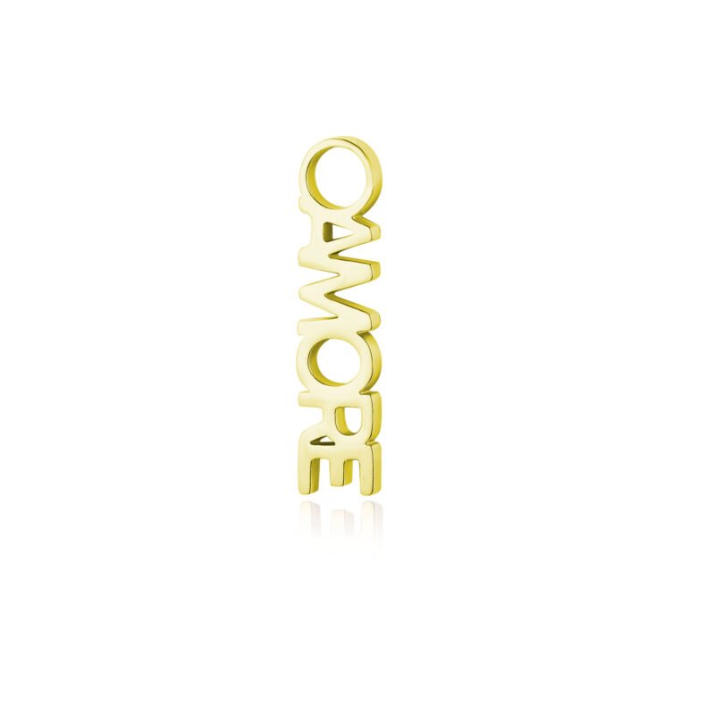 Mini Charm Scritta Amore ORO