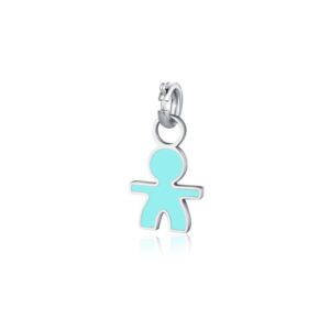 mini charm bimbo azzurro