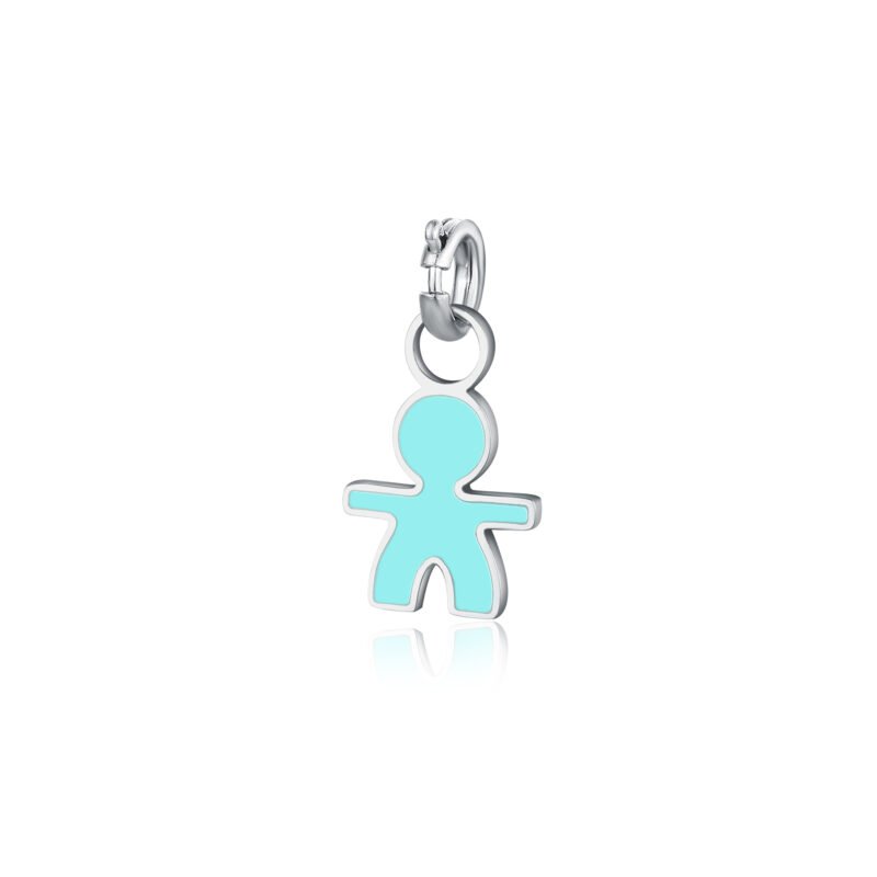 mini charm bimbo azzurro
