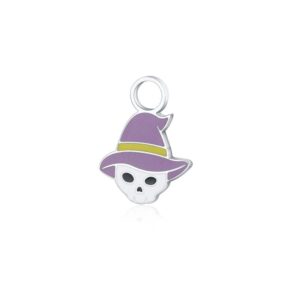 Mini Charm Teschio con cappello