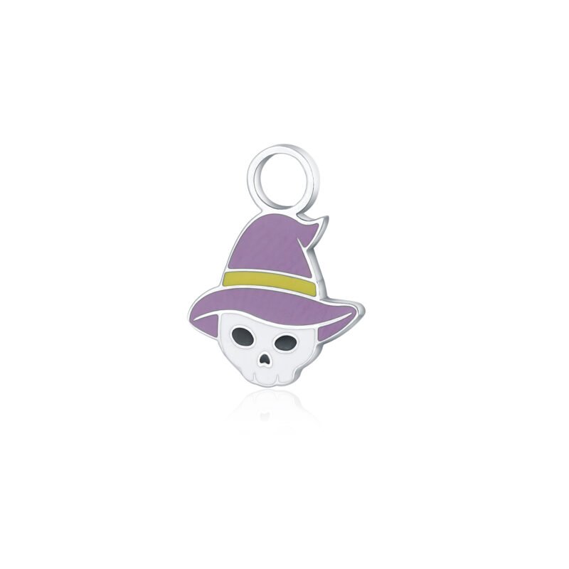 Mini Charm Teschio con cappello