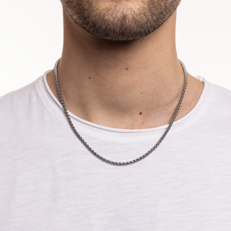 Collana Catena Rolò Quadrata - immagine 2