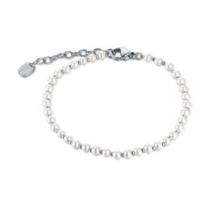 Bracciale in Madreperla ed Acciaio