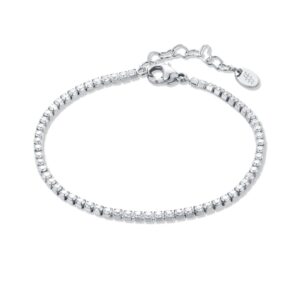 Bracciale Tennis Classico Colorato Donna