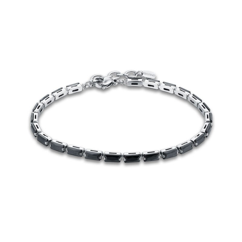 Bracciale Tennis Cristalli Neri