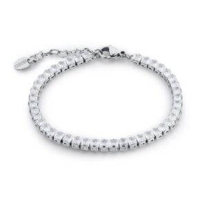 Bracciale Tennis Quadrato Donna