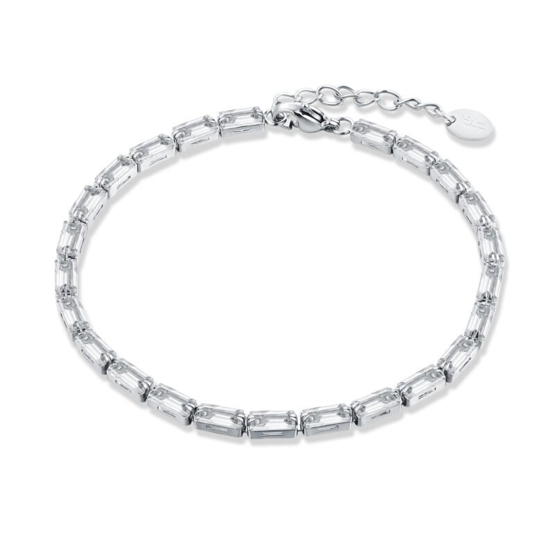 Bracciale Tennis Baguette Uomo