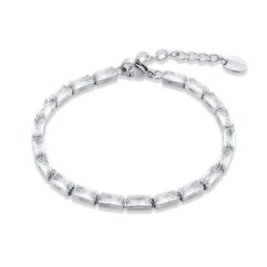 Bracciale Tennis Baguette Donna