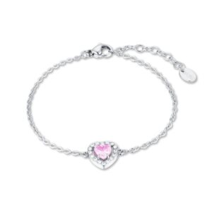 Bracciale Cuore Rosa