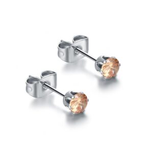 Orecchini Punto Luce - Champagne - 3mm
