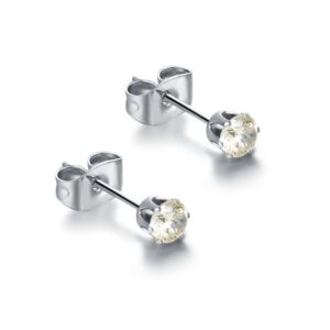 Orecchini Punto Luce - Bianco Caldo - 3mm