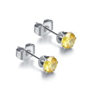 Orecchini Punto Luce - Giallo Oro - 5mm