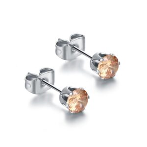Orecchini Punto Luce - Champagne - 5mm
