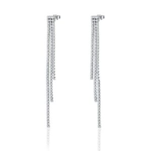 ORECCHINI PENDENTI TRIPLO FILO