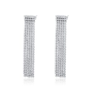 Orecchini tennis pendenti pari