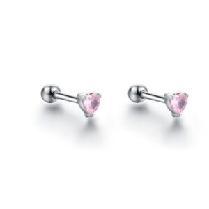 Orecchini Piercing Cuore Rosa